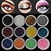Lookathot Eye Nail Phone Loose Glitter Powder -12/24/45 Pcs Mixed Colors Shimmer Mineral Eye Shadow Dust Powder Makeup Party Cosmetic Set