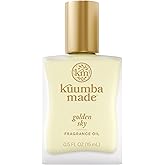 Kuumba Made Golden Sky Fragrance Oil, Long-Lasting Small-Batch Perfume Roller, Vegan, Alcohol-Free, 0.5 Fl Oz