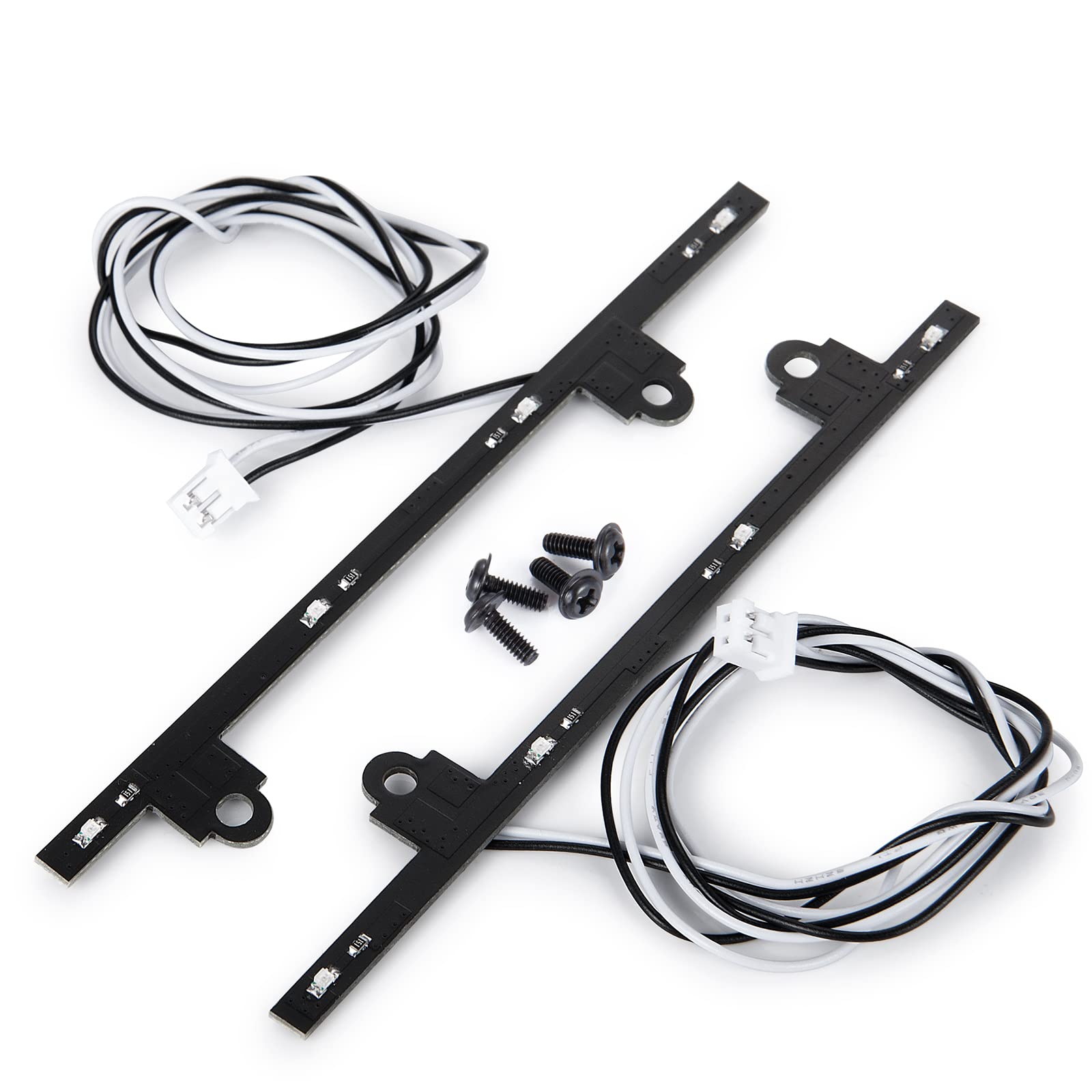 AXspeed 1 Set 1/14th RC Side LED Light Upgrade Left Right Lamps Bar for Tamiya scania770s 6×4 Truck