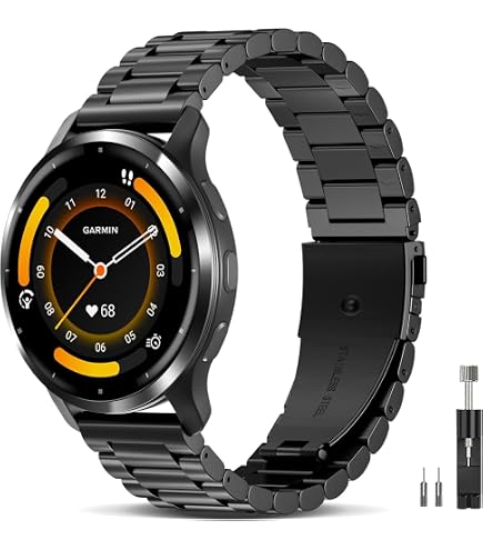 Amazon.com: Metal Bands for Garmin Vivoactive 4/Venu 2 3 4 45mm