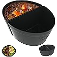 8 Quart Silicone Slow Cooker Divider Liners Reusable, Compatible with Ninja, Crock Pot, Hamilton Beach & Most 8QT - 8.5QT Ova