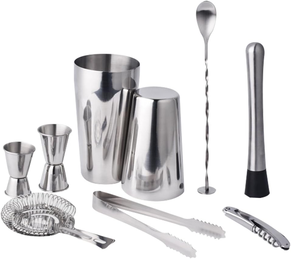 Coctelera Bar – Juego de 9 piezas Set de barra para un impresionante