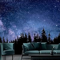 Wall Mural The Beautiful Space World Removable Self-Adhesive Wallpaper Wall Decoration for Bedroom Living Room - 66x96 inches