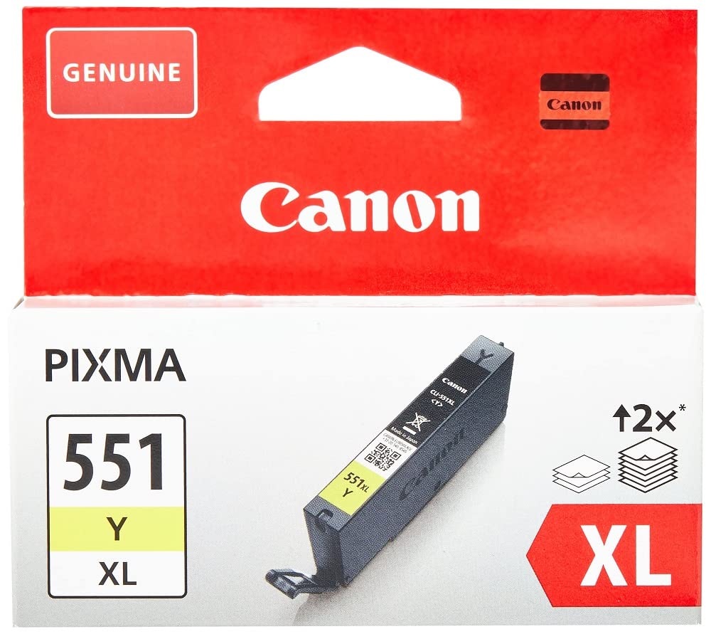 Canon Cli-551xl High Capacity Ink Cartridge, Yellow - CLI551Y XL — image 1