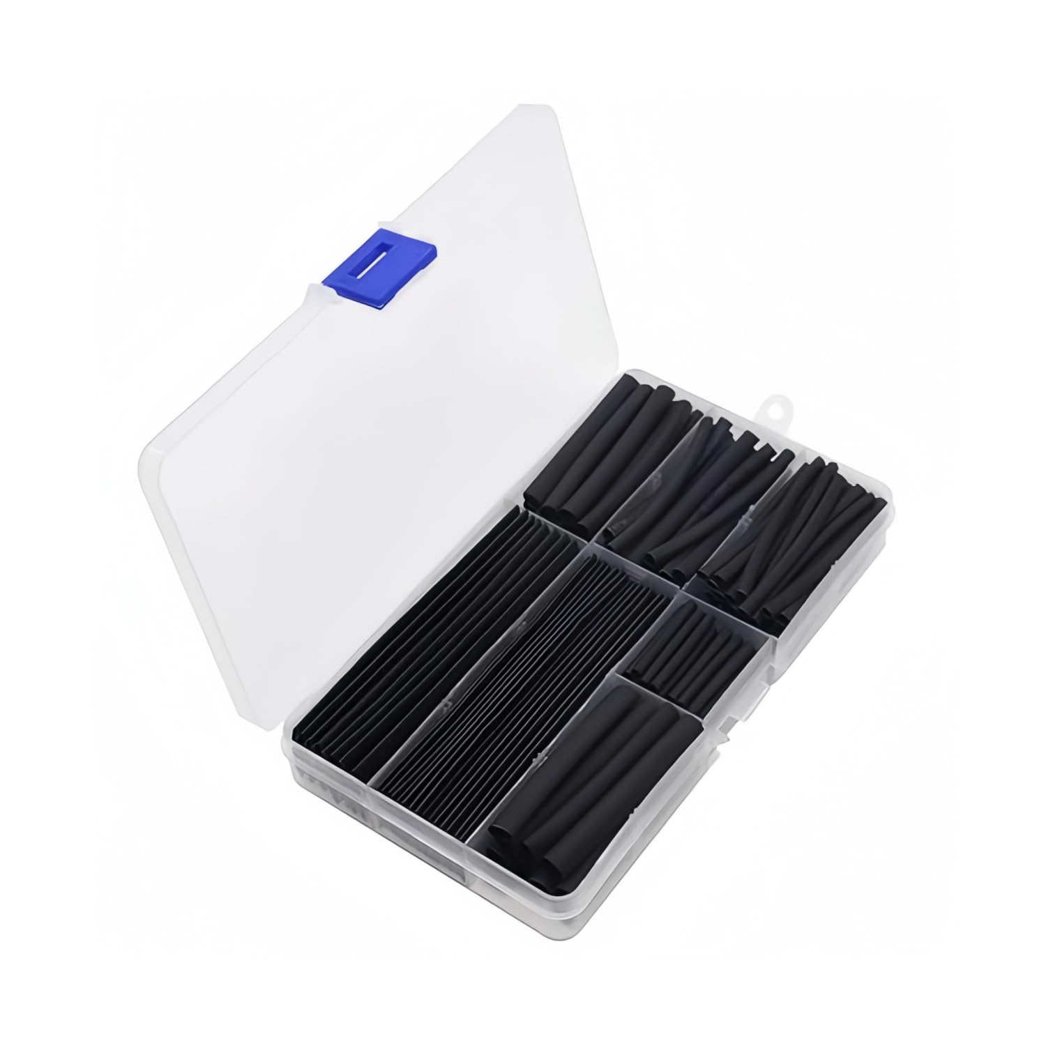 140PCS Black Heat Shrink Tubing kit 9 Size Dual Wall Insulation Heat Shrink Tubing Sleeving Wrap Car Electrical Cable Wire Kit with Plastic Box- 1.5/3.0/4.0/5.0/6.0/8.0/10/12/13mm