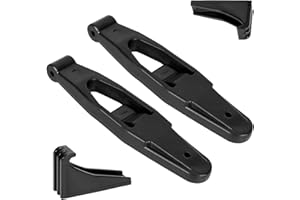 loosoo 1-653403 & 1-653404 2 Sets of Catch Latch Kit Compatible with Exmark Toro Machine, Fits for Lazer Z/Z HP/Z XS Series, Radius Mower, Ultra Vac Bagger Hood Triple Twin Aftermarket Replacement