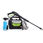 Greenworks 1700 PSI 1.2-Gallon-GPM 13 Amp Cold Water Electric Pressure Washer, GPW1704