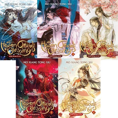 Amazon.com: 台湾書籍小説魔道祖師(1~4＋番外集全五冊）＜新装版