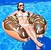 Cooluli Gigantic Chocolate Donut Pool Float - Fun for All Ages, 51-Inches