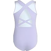 Phineein Girls Gymnastics Leotards Crisscross Back - Kids Sleeveless Ballet Dance Fancy Crossover Leotard