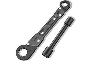 PROCHOP Plumbing Tools Angle Stop Wrench Kit - Professional Plumber Wrench Tools, Plumbing Wrench Kit for Installing Compression Angle Stop and Removing the Compression Ring