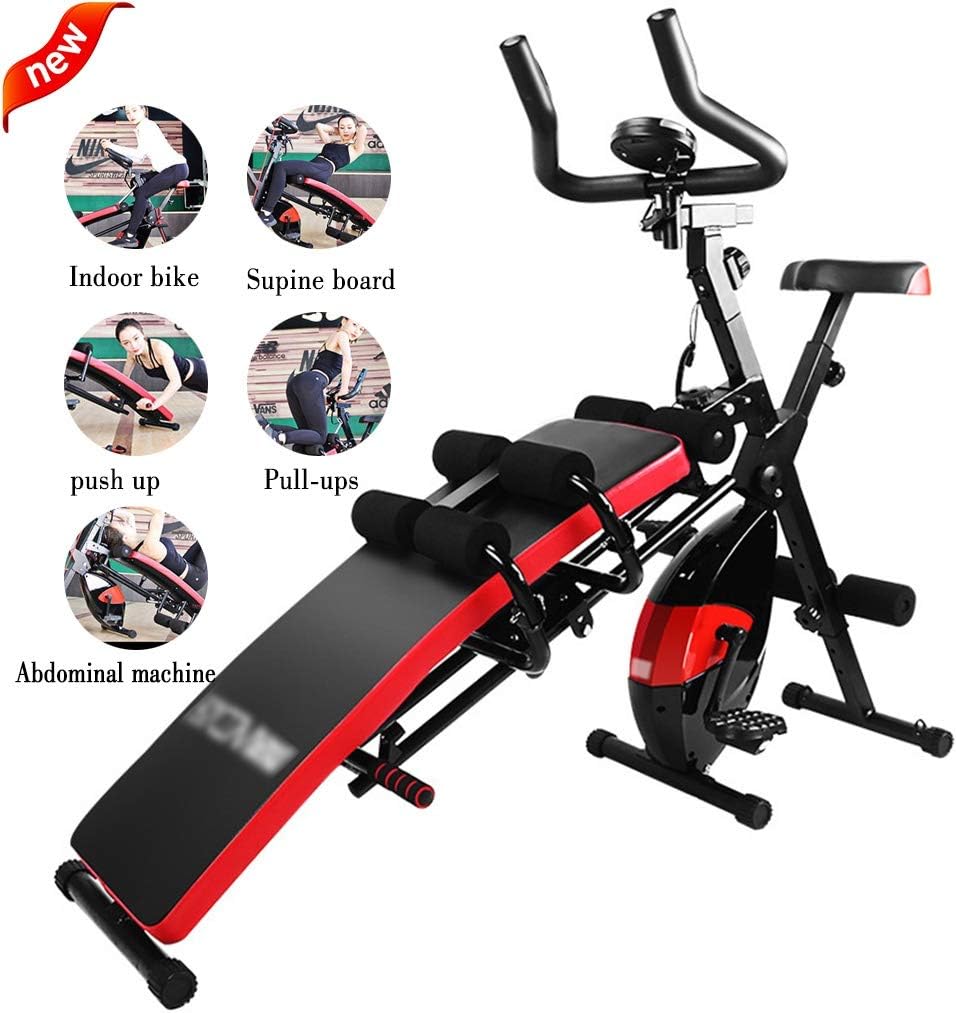 combination recumbent upright exercise bike