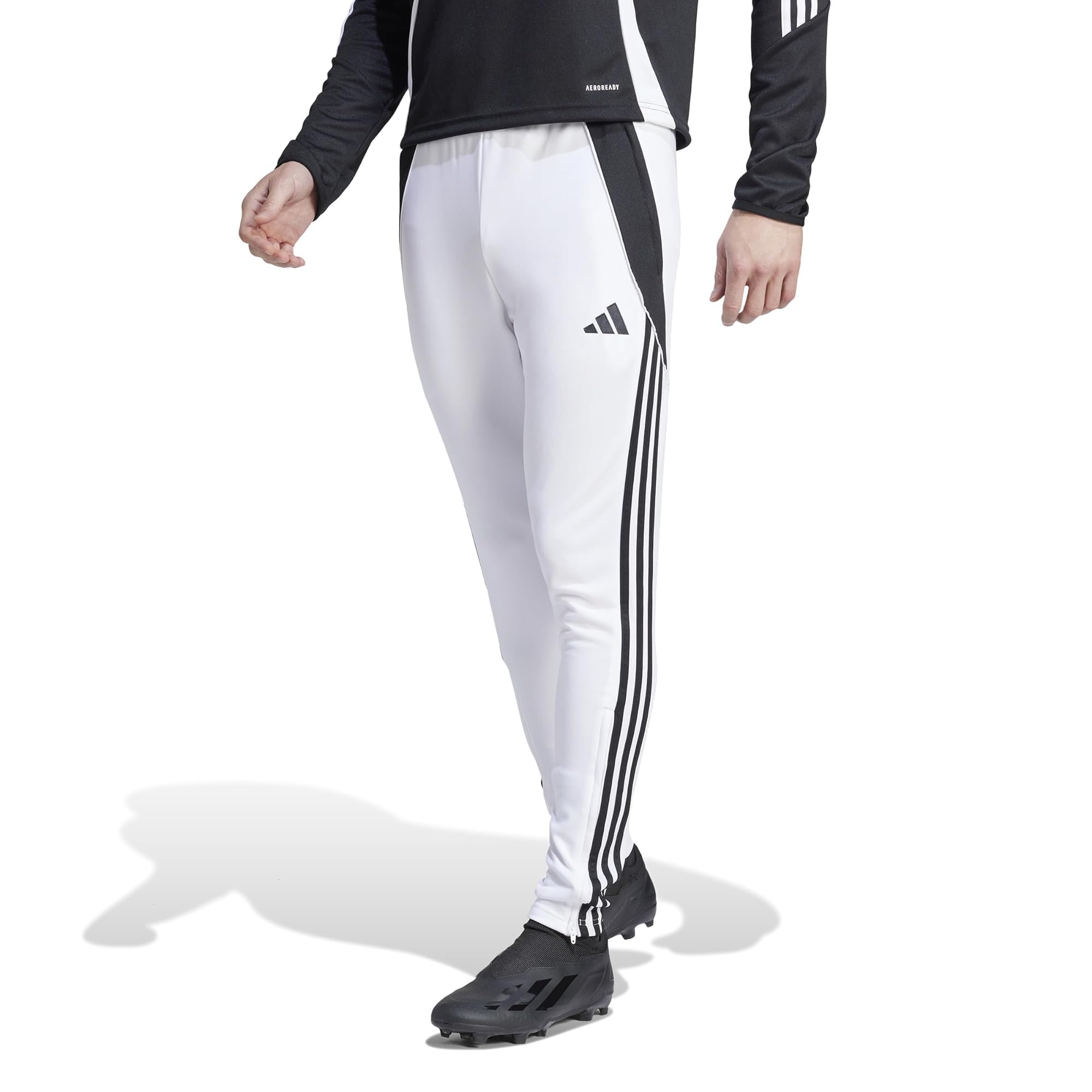 adidas Men's Tiro 24 Training Pants, White/Black, XX-Large/Tall Image adidas Men's Tiro 24 Training Pants, White/Black, XX-Large/Tall Image