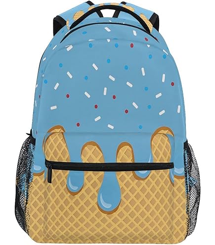 Amazon.com: xigua Ice Cream School Backpack Bookbags for Students