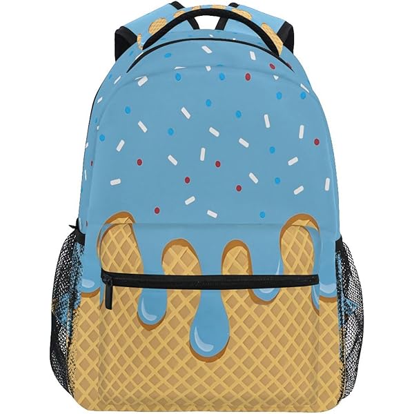 Amazon.com | Snbidmk Chocolate Ice Cream Backpack Sports Travel