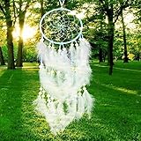 Dream Catcher,ONEONEY Handmade Dream Catcher Circular Net With feathers Wall Hanging Decoration Decor Ornament Craft Gift New