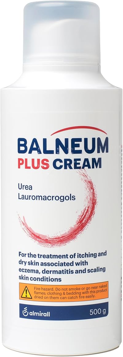 Balneum Plus Intensive Hydration Cream 500g Dry Itchy Skin Adults Children Urea