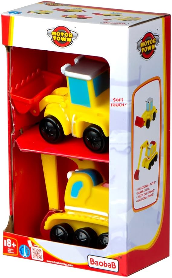 Construcción parking garaje excavadoras obra para niños Juguete Juegp Reino Unido Stock