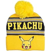 Pokemon Pikachu Embroidered Beanie Toque