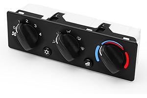 KERIOLEE Q21-6012 AC Climate Control Module Compatible with Peterbilt 325 330 335 337 348 357 365 367 378 379 384 385 386 388 389 Trucks A/C Control Panel, Q216012 HVAC Air Temperature Controller Switch Unit