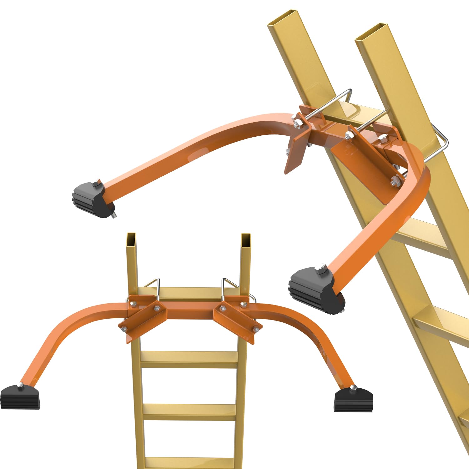 Ladder Stabilizer, Heavy Duty Steel Ladder Roof Hook, Ladder Stabilizer ...