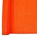 Just Artifacts Premium Italian Style Crepe Paper Roll - 8ft Length/20in Width (Color: Fire Orange)