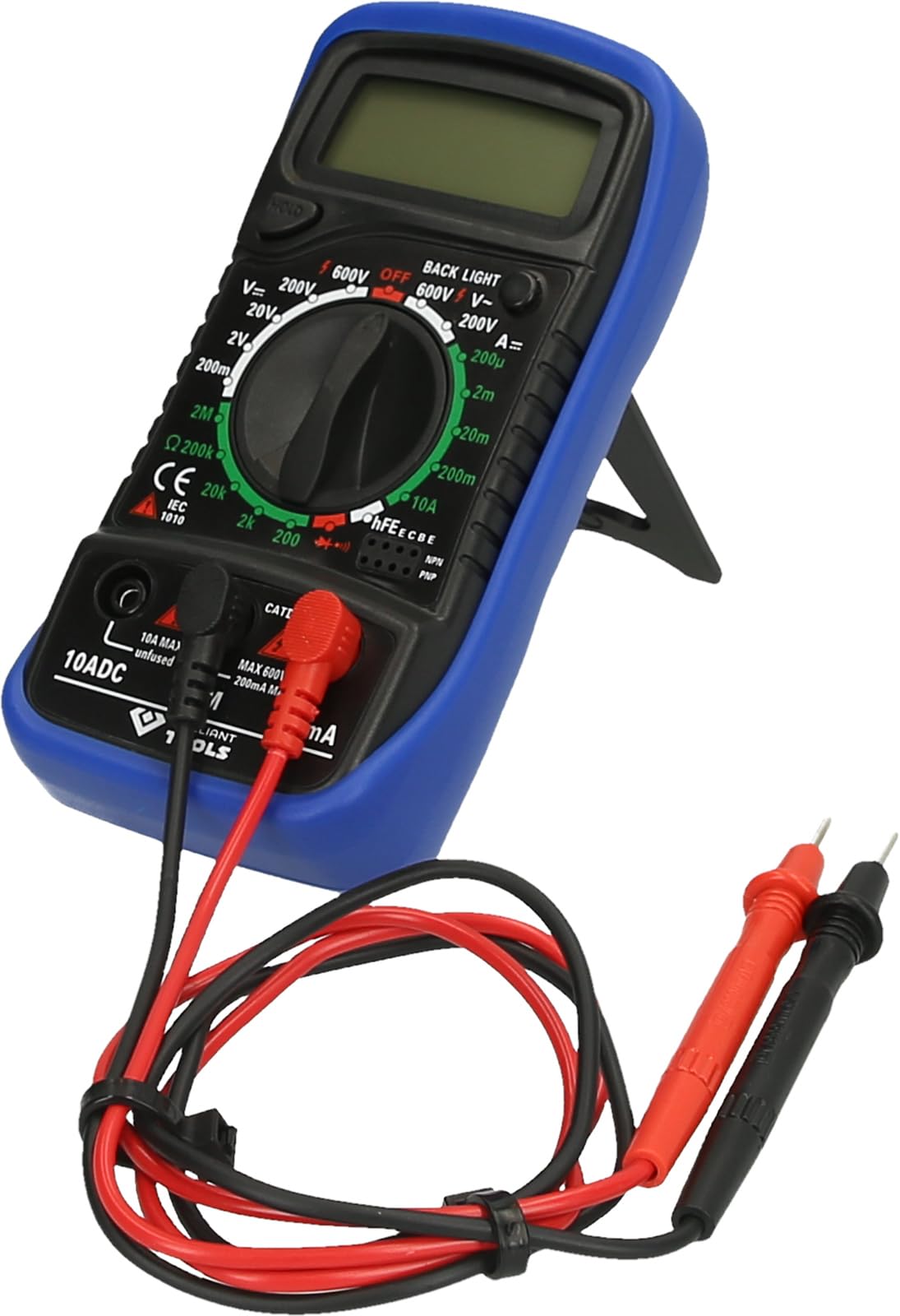 BRILLIANT TOOLS BT122900 Multimeter [Powered by KS Tools], Blue/Black