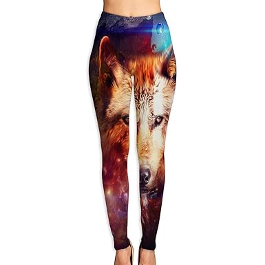 Deglogse Yoga Pants,Workout Leggings,Universe Storm Neon ...