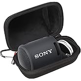 FBLFOBELI Hard Case Compatible with Sony SRS-XB100/SRS-XB12/SRS-XB13 Extra Bass Portable Waterproof Speaker (Case Only) (Black)