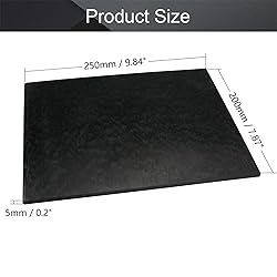 Othmro Black POM Plastic Sheet