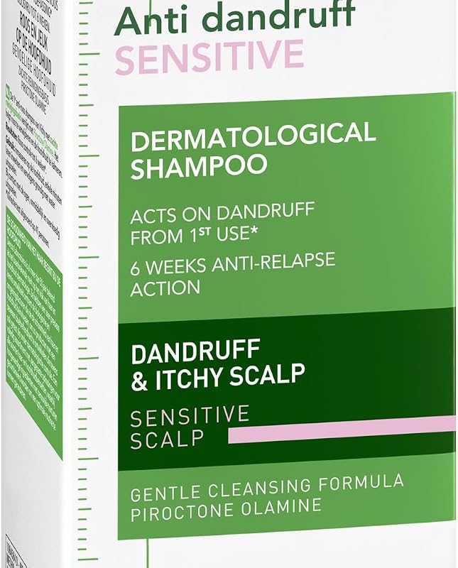 Shampoo Anti-Caspa Vichy, Para Couro Cabeludo Sensível, Elimina a Caspa e Reduz a Coceira, Couro Cabeludo Limpo e Saudável, Dupla Eficácia, Unissex, Técnica Dercos, 200ml
