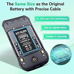 Luuzkla 5500mAh SCP-70LBPS for Kyocera Flip Phone