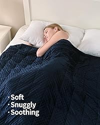 Mr. Sandman Weighted Blanket for Adults, Minky
