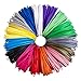 Wokashaka 3D Pen Filament 1.75mm PCL Filament Refills 246 Linear Feet Total of 15 Different Colors in 16.4 Feet Lengths (PCL)