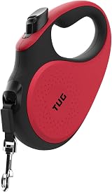 TUG 360° Tangle-Free Retractable Dog Lead 5 m Small Red 15 kg view 4