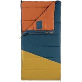 Kelty Solstice Oversized Rectangular Sleeping Bag, 2-3 Season, 20 or 40F | Spacious Rectangular Shape, Zip Together for 2P, Anti-Snag Zips, Internal Pocket, Oversized