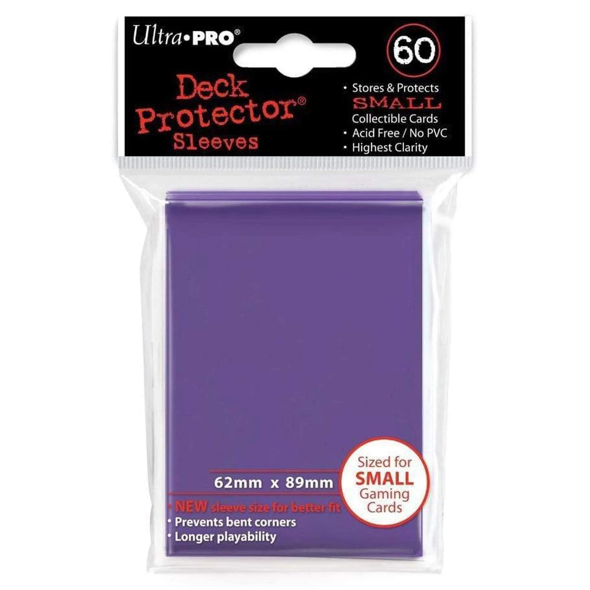 Ultra Pro Deck Protector Card Sleeves (Pack of 60, Small, Purple) — image 1