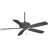 Minka-Aire F532-SI Sunseeker 60 Inch Outdoor Ceiling Fan Pull Chain in Smoked Iron Finish