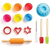 Mrs. Anderson’s Baking Kids Baking Set, Food Safe, Professional Materials, 14-Piece Set