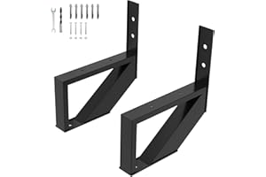 Toriexon Steel Stair Riser 2 Pack, 1-Step Steel Stair Stringer for Outdoor Steps