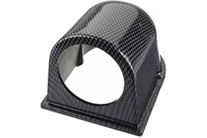 Etopars Carbon Fiber 2" 52mm Universal One Hole Dash Dashboard Car Gauge Pod Mount Holder ABS