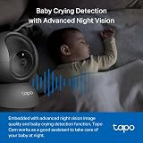 Tapo C201 Pan/Tilt Indoor Camera 1080p Night Vision 360° 2-Way Audio view 5