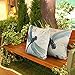 ONWAY Outdoor Dragonfly Decor Blue and Green Dragonfly Pillow Covers 18 x 18 Inches for Garden and Yard, Set of 2