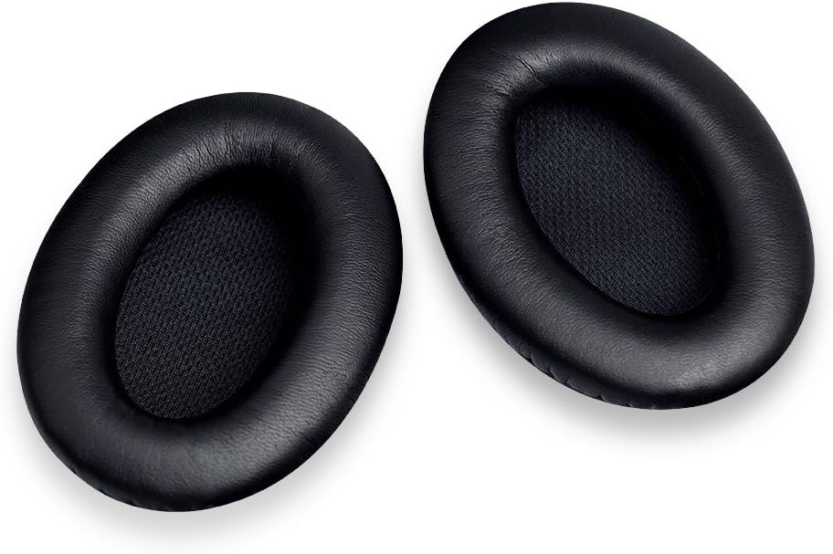 Replacement Ear Pads for Bose QuietComfort 2 QC25, QuietComfort 15 QC15, QuietComfort 25 QC25, AURTEC Headphones Earpads Cushion with Memory Form and Protein Leather