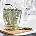 Polder 8 inch Strainer and Steamer Insert Basket, Stainless Steel, Perfect for Cooking Vegetables, Pasta and more