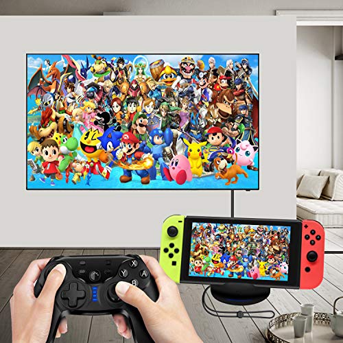 Compatible for Nintendo Switch Dock/Stand With Heat Dissipation Durable Replacement Charging Dock for Nintendo Switch ,Portable Charge TV Dock with 3 USB ports, 1 HDMI 1080P - Thumbnail 6