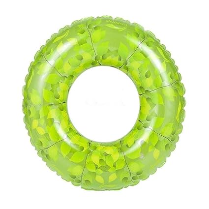 Anneau De Sécurité De Flotteur Eau Gonflable Feuille Verte