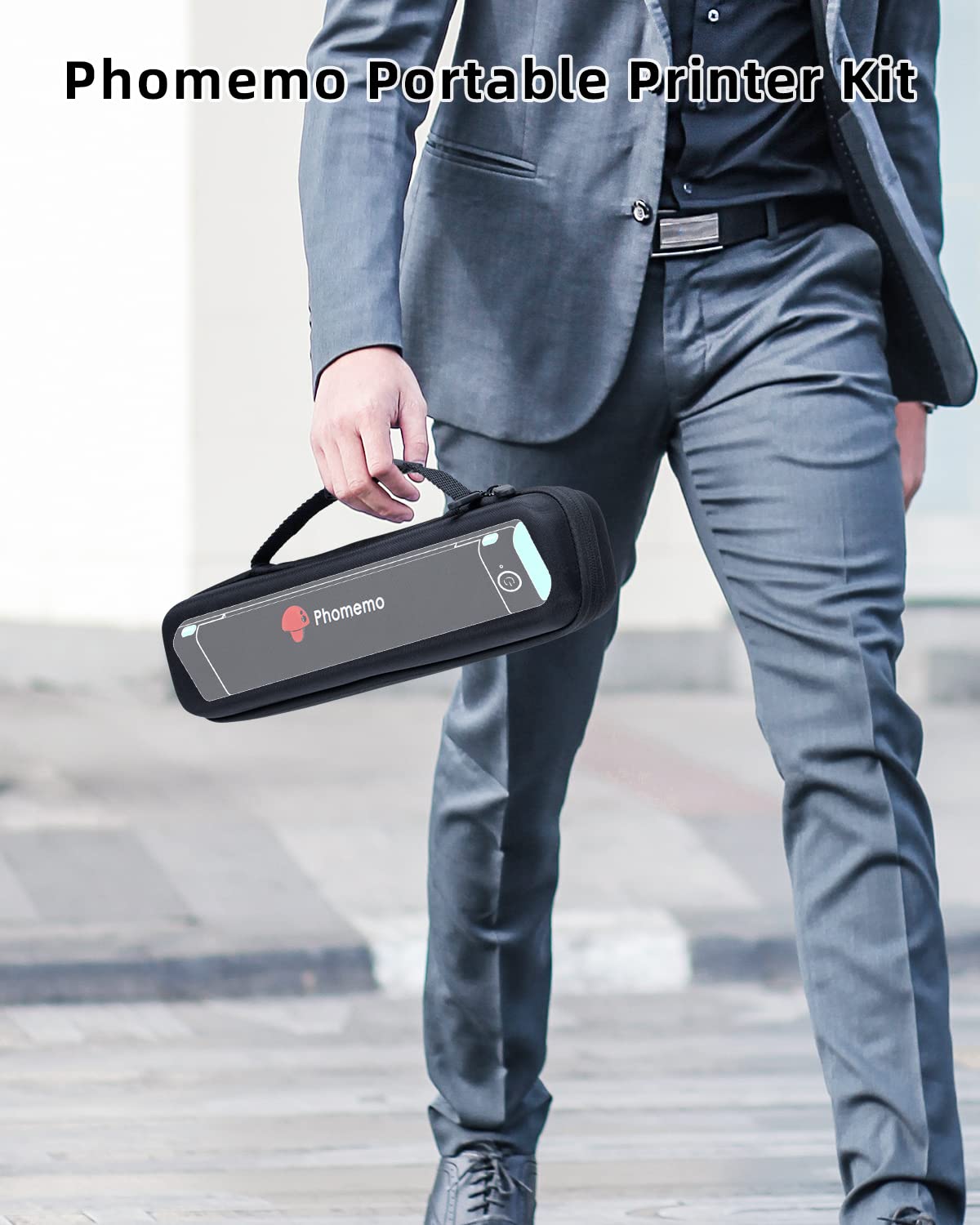 Phomemo Portable Printers Wireless for Travel - Bluetooth Thermal Printer Supports 8.5
