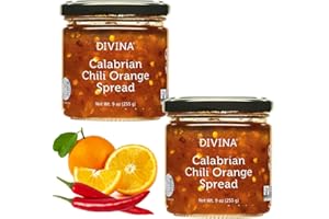DIVINA Calabrian Chili Orange Spread, 9 oz, (2-Pack)