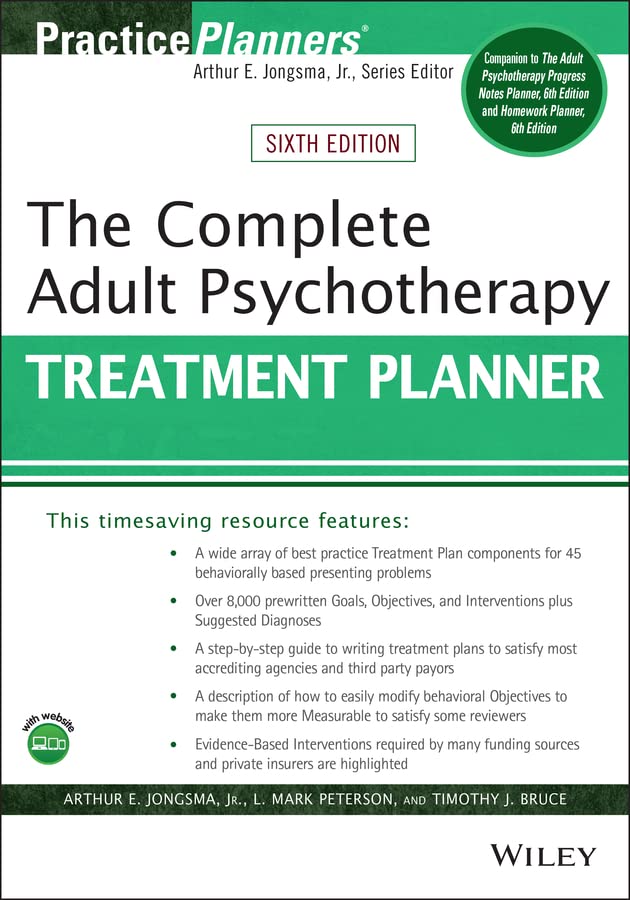 Complete Adult Psycho.Treatment Planner